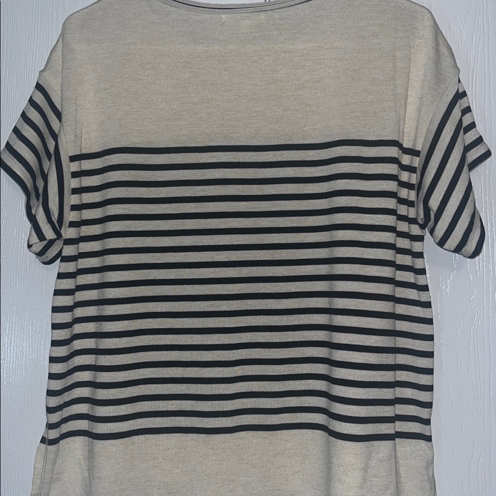 Max Studio Stripe Top - image 4